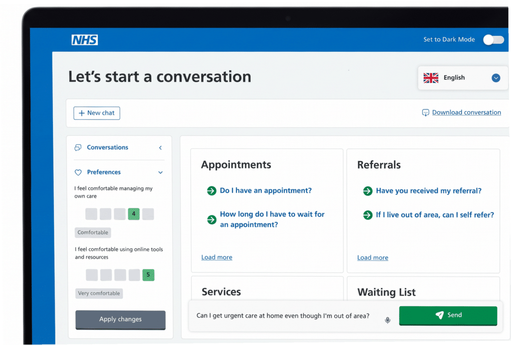 EBO's solution interface