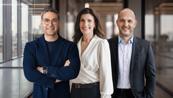 Dr. Gege Gatt, CEO of EBO; Dr. Harietta Eleftherochorinou, Founding and Managing Partner at Olea Venture Partners; and Dr. Lampros Kourtis, Managing Partner at Olea Venture Partners.